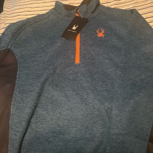 Brand with Tags Mens Spyder quarter zip core jacket XXL